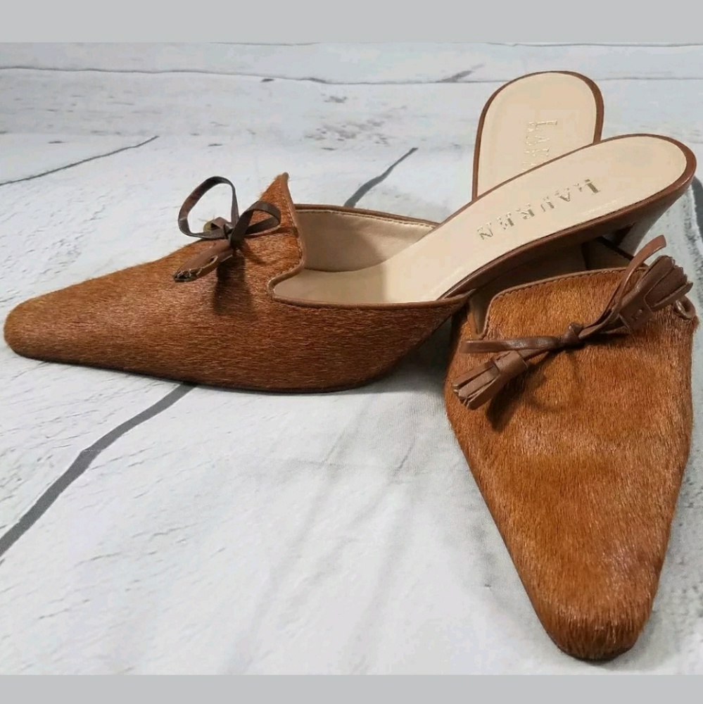 Lauren Ralph Lauren Cornelia Heel Shoes Size 7.5B - Picture 1 of 8